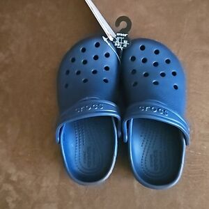 Dark blue Crocs, NWT